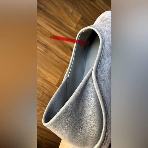 Vince Branine Steel Gray Suede Loafers Flats size 5.5 woman’s - Picture 5 of 5